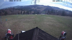 Sjezdovka, panorama východ