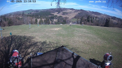 Sjezdovka, panorama východ