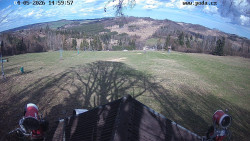 Sjezdovka, panorama východ