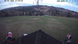 Sjezdovka, panorama východ