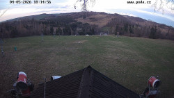 Sjezdovka, panorama východ