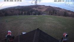 Sjezdovka, panorama východ