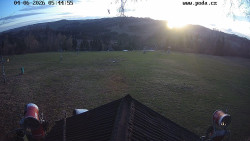 Sjezdovka, panorama východ