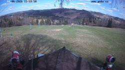 Sjezdovka, panorama východ