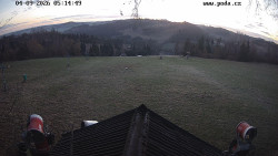 Sjezdovka, panorama východ