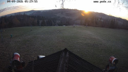 Sjezdovka, panorama východ