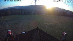 Sjezdovka, panorama východ