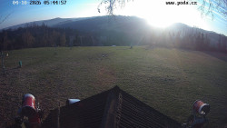 Sjezdovka, panorama východ