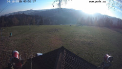 Sjezdovka, panorama východ