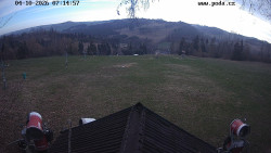 Sjezdovka, panorama východ