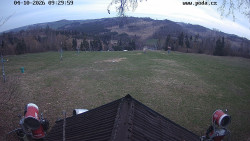 Sjezdovka, panorama východ