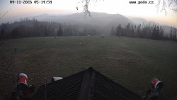 Sjezdovka, panorama východ