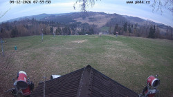 Sjezdovka, panorama východ