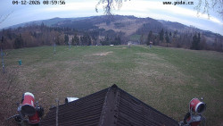 Sjezdovka, panorama východ