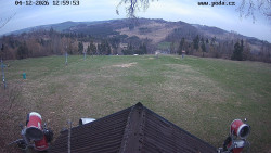 Sjezdovka, panorama východ