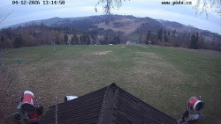 Sjezdovka, panorama východ