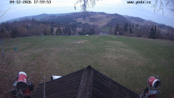 Sjezdovka, panorama východ