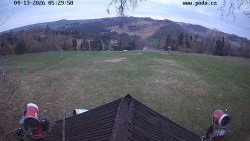 Sjezdovka, panorama východ