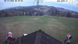 Sjezdovka, panorama východ