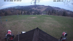 Sjezdovka, panorama východ