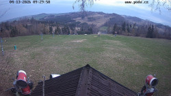 Sjezdovka, panorama východ