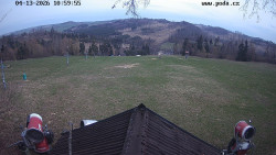 Sjezdovka, panorama východ