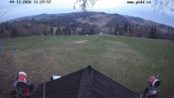 Sjezdovka, panorama východ