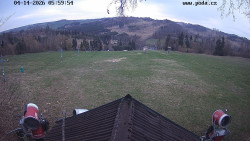 Sjezdovka, panorama východ