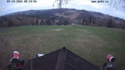 Sjezdovka, panorama východ