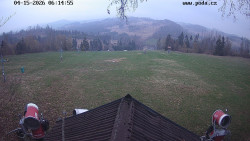 Sjezdovka, panorama východ