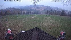 Sjezdovka, panorama východ