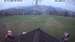 Sjezdovka, panorama východ