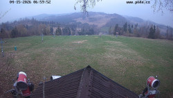 Sjezdovka, panorama východ