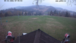 Sjezdovka, panorama východ