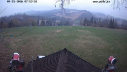 Sjezdovka, panorama východ