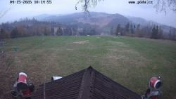 Sjezdovka, panorama východ