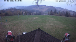 Sjezdovka, panorama východ