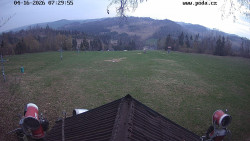 Sjezdovka, panorama východ