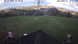 Sjezdovka, panorama východ