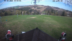 Sjezdovka, panorama východ