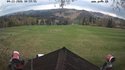 Sjezdovka, panorama východ