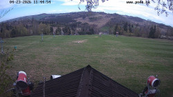 Sjezdovka, panorama východ