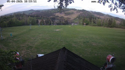Sjezdovka, panorama východ