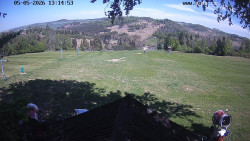 Sjezdovka, panorama východ