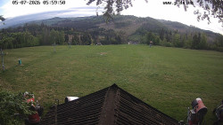 Sjezdovka, panorama východ