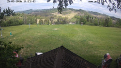 Sjezdovka, panorama východ