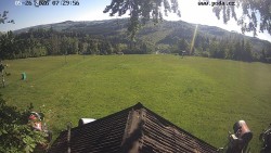 Sjezdovka, panorama východ