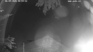 Skiareál Hodonín u Kunštátu - Sjezdovka, panorama východ - 9.6.2026 v 02:00 Skiareál Hodonín u Kunštátu - Sjezdovka, panorama východ - 9.6.2026 v 02:00