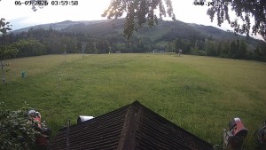 Skiareál Hodonín u Kunštátu - Sjezdovka, panorama východ - 9.6.2026 v 05:00 Skiareál Hodonín u Kunštátu - Sjezdovka, panorama východ - 9.6.2026 v 05:00