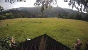 Skiareál Hodonín u Kunštátu - Sjezdovka, panorama východ - 9.6.2026 v 06:00 Skiareál Hodonín u Kunštátu - Sjezdovka, panorama východ - 9.6.2026 v 06:00